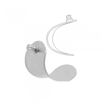 Lateral Blade Stainless Steel, Blade Size 72 x 85 mm
